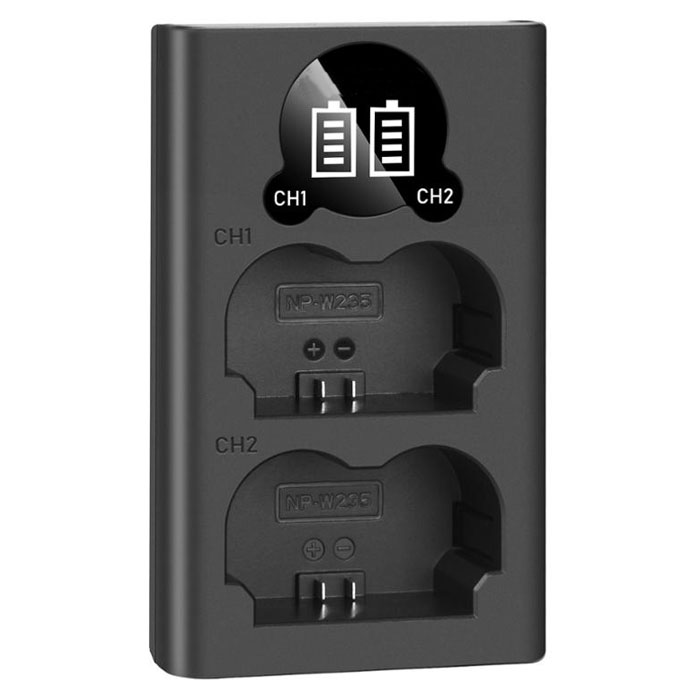 Erstatte batterilader til FUJIFILM NP-W235 Erstatte batterilader FUJIFILM til NP-W235