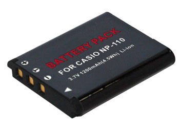 Erstatte Digitalkamera batteri CASIO  til Exilim Zoom EX-Z2000BK 