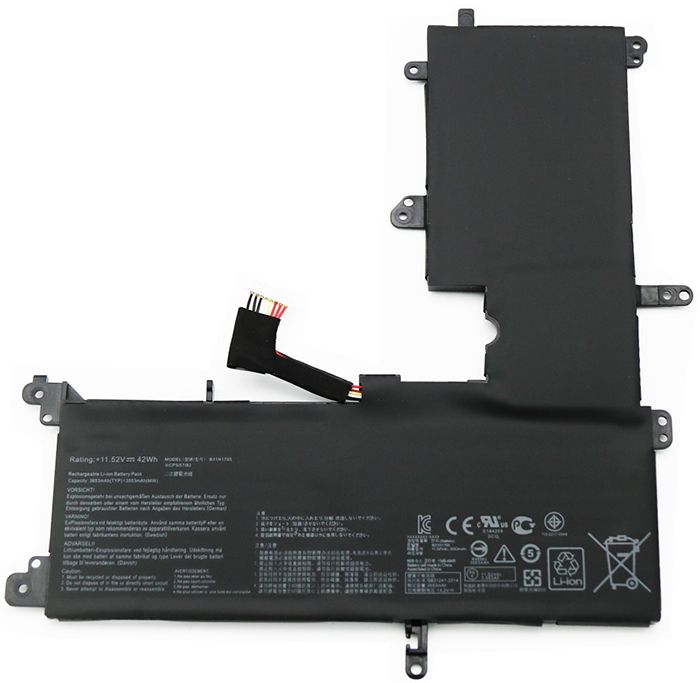 Erstatte BÃ¦rbar Batteri ASUS  til VivoBook-Flip-TP410URR 