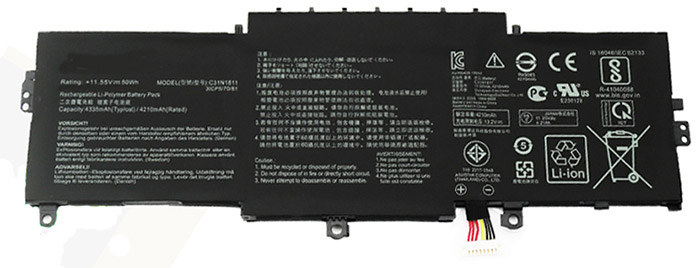 Erstatte Bærbar Batteri til ASUS U4300F Erstatte Bærbar Batteri ASUS til U4300F