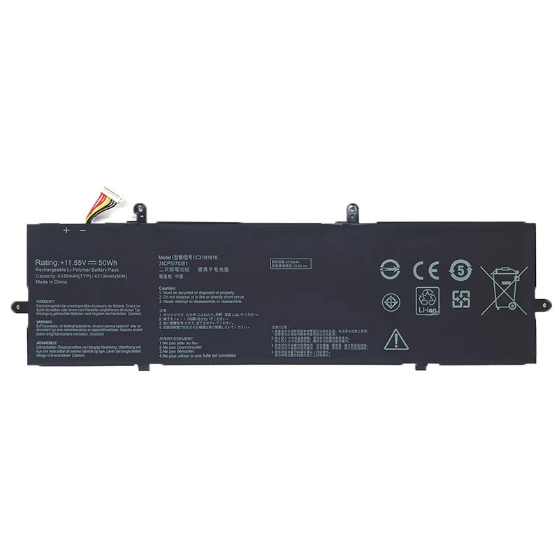 Erstatte Bærbar Batteri til ASUS ZenBook-Flip-13-Q326FA-BI7T13 Erstatte Bærbar Batteri ASUS til ZenBook-Flip-13-Q326FA-BI7T13