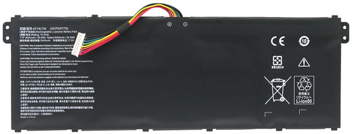 Erstatte Bærbar Batteri til acer AP18C7M Erstatte Bærbar Batteri acer til AP18C7M