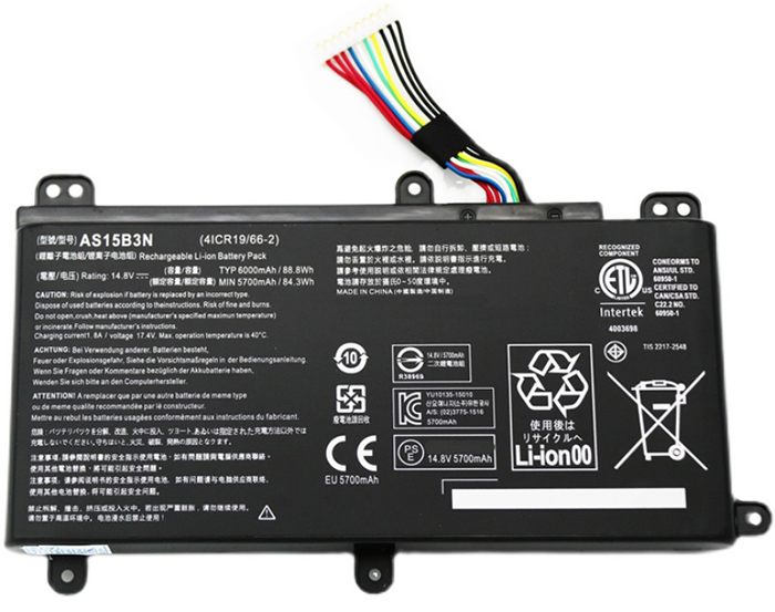 Erstatte Bærbar Batteri til acer Predator-17-G9-792G Erstatte Bærbar Batteri acer til Predator-17-G9-792G