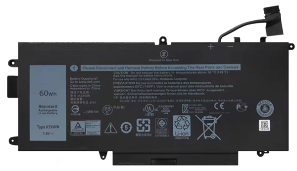 Erstatte Bærbar Batteri Dell  til Latitude-E5289-2-in-1-Series 