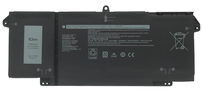 Erstatte Bærbar Batteri til Dell Latitude-7520-Series Erstatte Bærbar Batteri Dell til Latitude-7520-Series