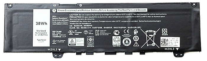 Erstatte Bærbar Batteri til Dell Ins-13-5370-D1625S Erstatte Bærbar Batteri Dell til Ins-13-5370-D1625S