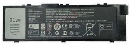 Erstatte BÃ¦rbar Batteri Dell  til Precision-7510 