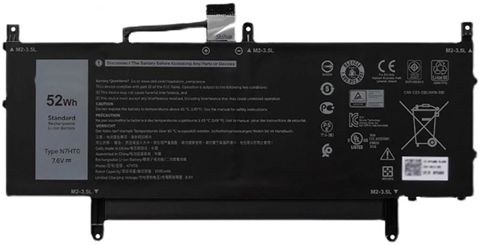 Erstatte Bærbar Batteri til Dell N7HT0 Erstatte Bærbar Batteri Dell til N7HT0