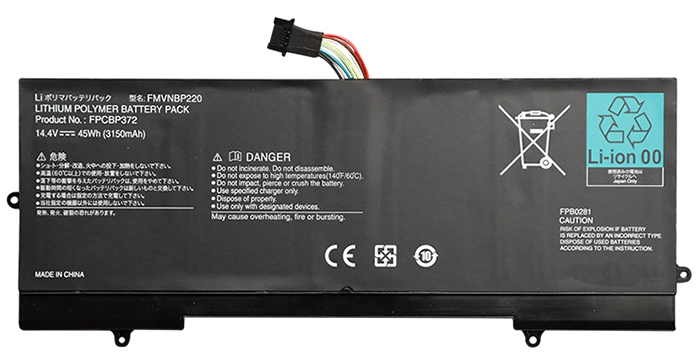 Lifebook-U772-VFY Bærbar Batteri