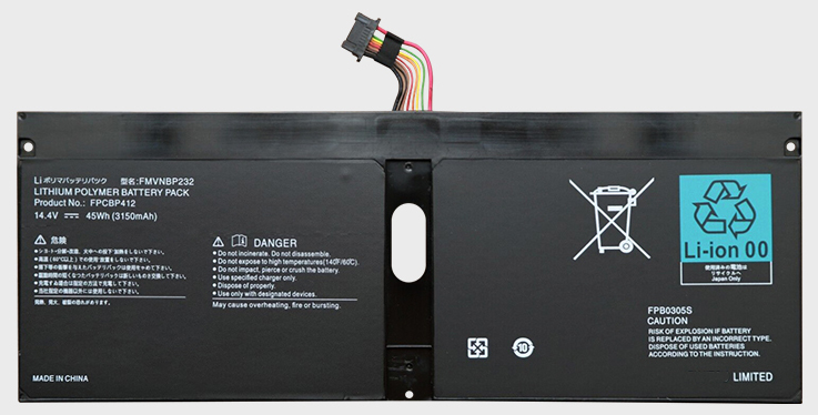 Lifebook-VFY-U9040MXPR1DE Bærbar Batteri