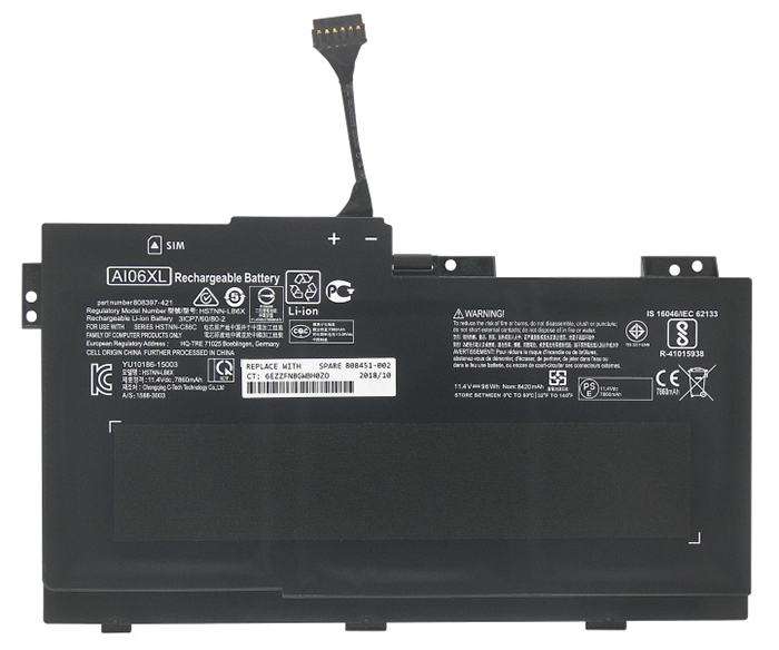 HSTNN-LB6X Bærbar Batteri