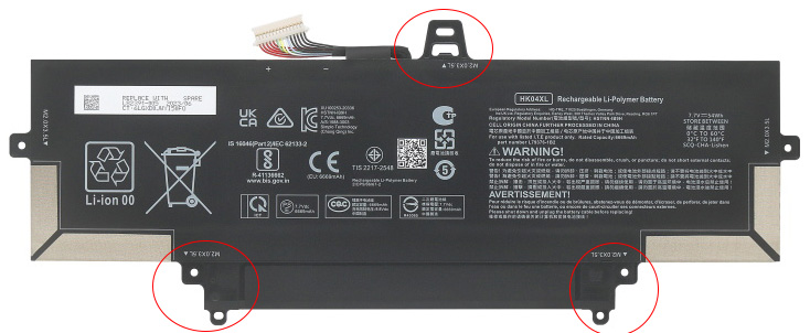 EliteBook-x360-1040-G8-336L5EA Bærbar Batteri