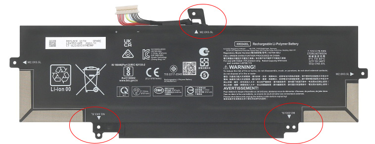 EliteBook-X360-1040-G7-226Z2PA Bærbar Batteri