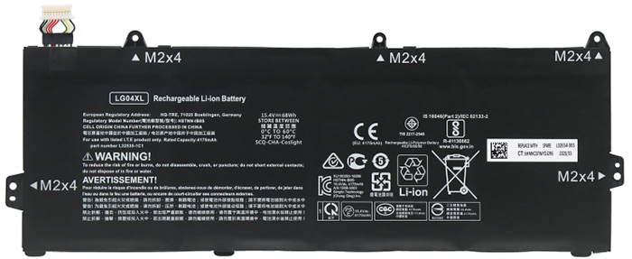 Erstatte Bærbar Batteri til hp L32654-005 Erstatte Bærbar Batteri hp til L32654-005