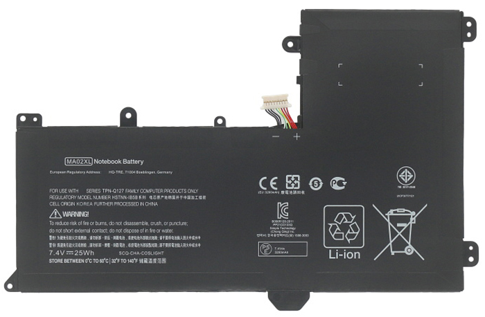 Erstatte Bærbar Batteri til HP SlateBook-10-h007ru-x2 Erstatte Bærbar Batteri HP til SlateBook-10-h007ru-x2