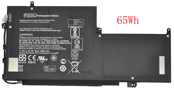 Erstatte Bærbar Batteri hp  til Spectre-x360-15ap010na 