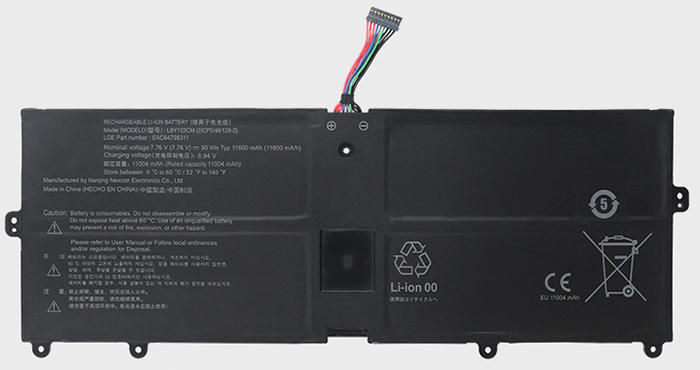 Erstatte Bærbar Batteri til lg Gram-17Z90Q-R.AAB8U1-17inch Erstatte Bærbar Batteri lg til Gram-17Z90Q-R.AAB8U1-17inch