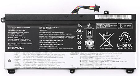 Erstatte Bærbar Batteri til LENOVO 45N1740 Erstatte Bærbar Batteri LENOVO til 45N1740