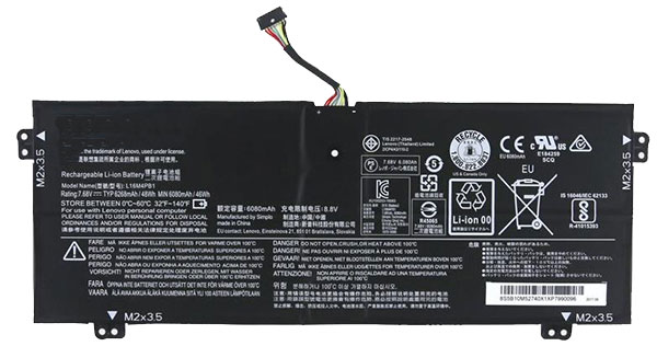 Erstatte Bærbar Batteri LENOVO  til L16C4PB1 