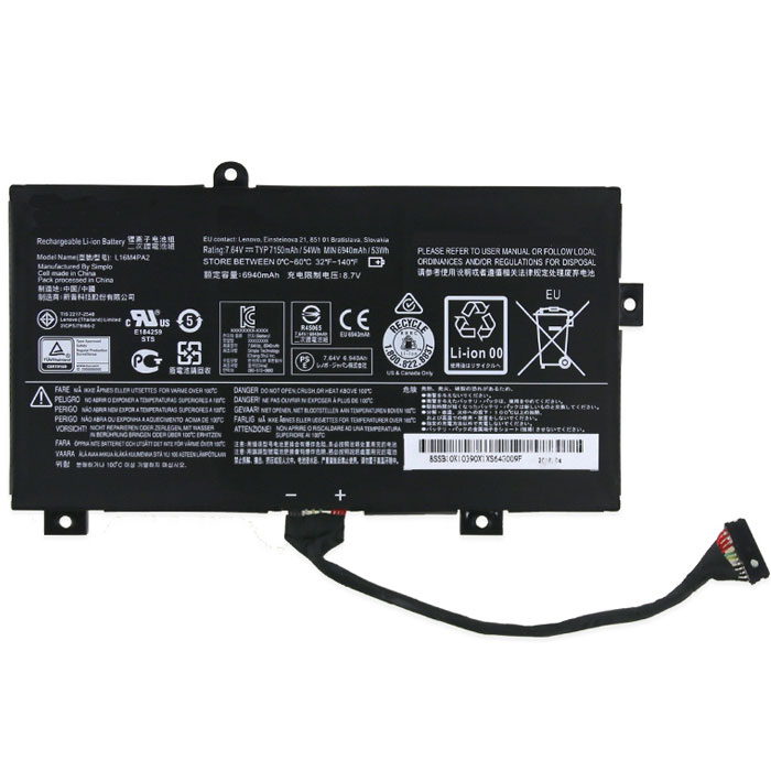 Erstatte Bærbar Batteri til LENOVO L16M4PA2 Erstatte Bærbar Batteri LENOVO til L16M4PA2
