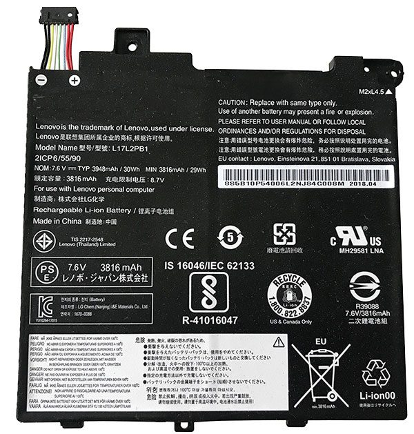 Erstatte Bærbar Batteri til LENOVO 5B10P54002 Erstatte Bærbar Batteri LENOVO til 5B10P54002