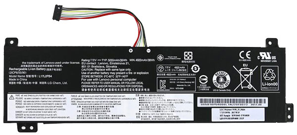 Erstatte Bærbar Batteri LENOVO  til L17M2PB3 