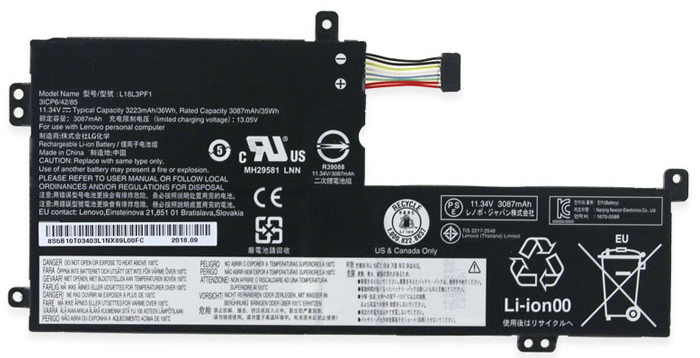 Erstatte Bærbar Batteri til LENOVO L18D3PF1 Erstatte Bærbar Batteri LENOVO til L18D3PF1