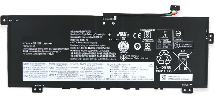 Erstatte Bærbar Batteri LENOVO  til Yoga-C740-14IML 
