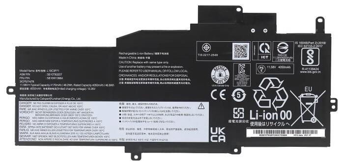 Erstatte Bærbar Batteri til LENOVO L19M3P72 Erstatte Bærbar Batteri LENOVO til L19M3P72