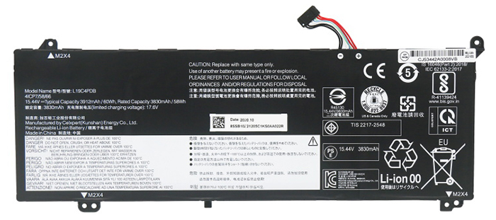 Erstatte Bærbar Batteri til LENOVO L19M4PDB Erstatte Bærbar Batteri LENOVO til L19M4PDB
