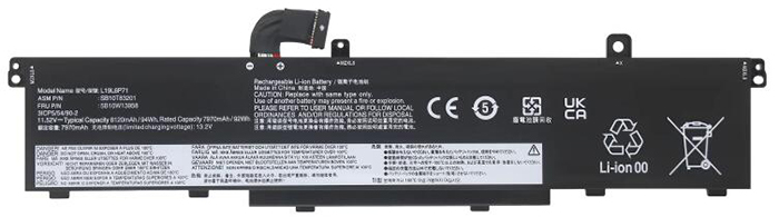 Erstatte Bærbar Batteri til LENOVO ThinkPad-P17-Gen-1 Erstatte Bærbar Batteri LENOVO til ThinkPad-P17-Gen-1