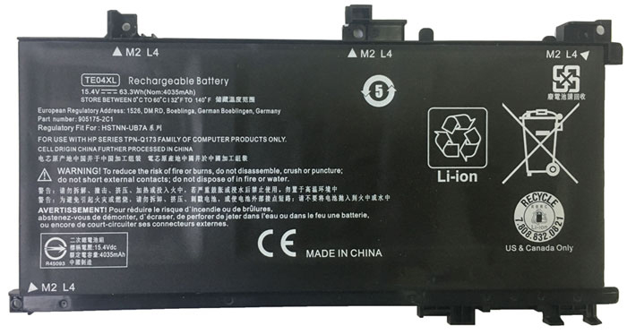 Erstatte Bærbar Batteri til hp Omen-Pavilion-15-BC204NG Erstatte Bærbar Batteri hp til Omen-Pavilion-15-BC204NG