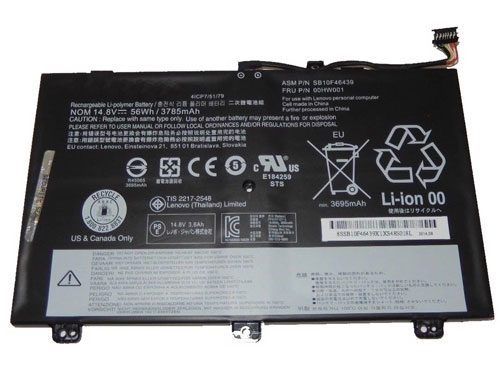 Erstatte BÃ¦rbar Batteri lenovo  til SB10F46439 