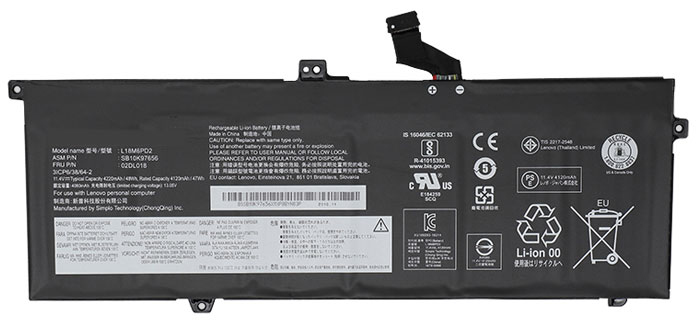 Erstatte Bærbar Batteri til LENOVO ThinkPad-X390 Erstatte Bærbar Batteri LENOVO til ThinkPad-X390
