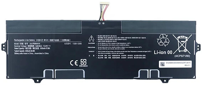 Erstatte Bærbar Batteri til SAMSUNG Galaxy-Book-Pro-360-15-NP950QDB Erstatte Bærbar Batteri SAMSUNG til Galaxy-Book-Pro-360-15-NP950QDB