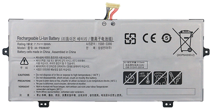 Erstatte Bærbar Batteri til SAMSUNG NP900X5L-K01HK Erstatte Bærbar Batteri SAMSUNG til NP900X5L-K01HK